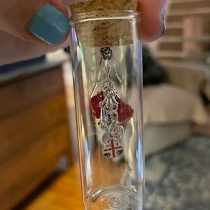 Union Jack Guitar dangling earrings